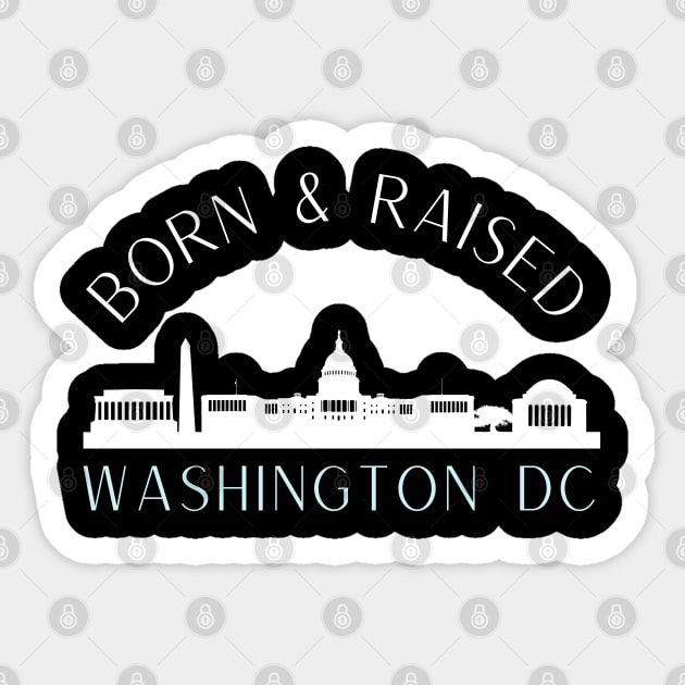 I love this city My home Washington DC USA city tall monument dc statehood Sticker by BoogieCreates